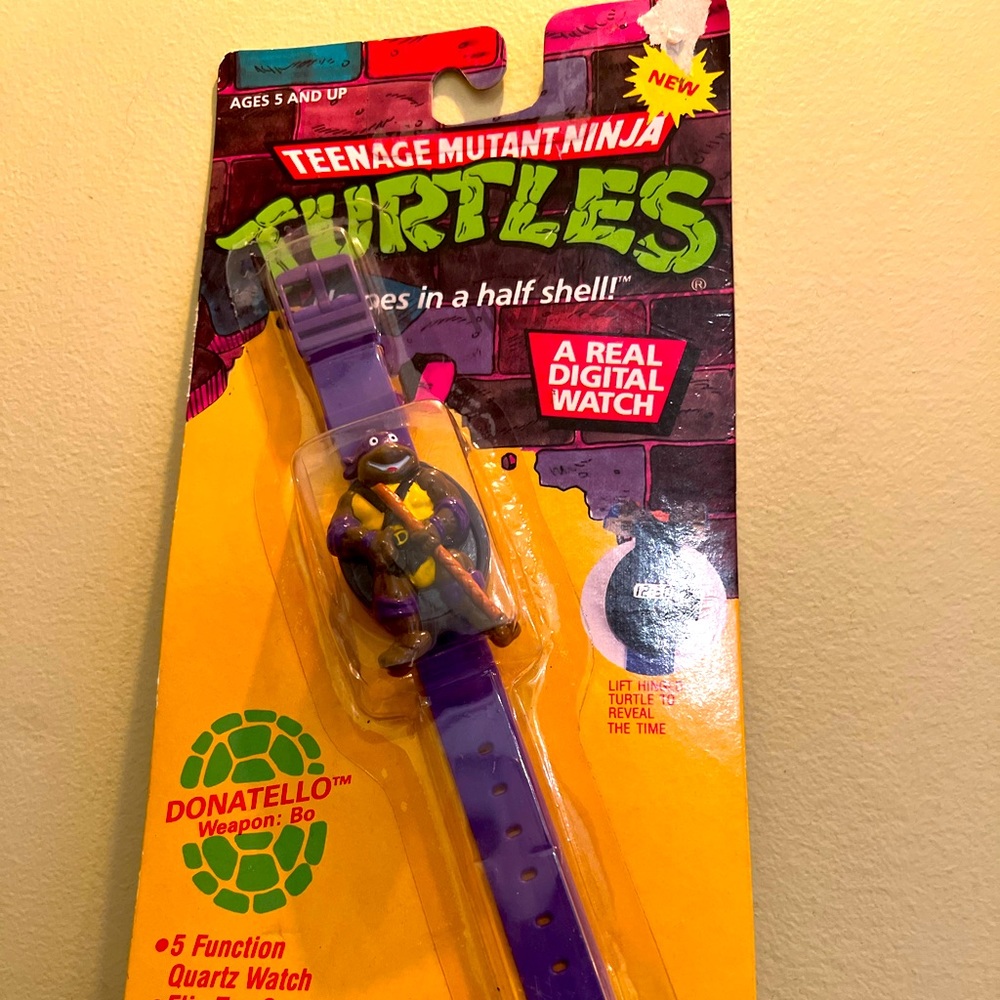 New vintage 1991 TMNT Teenage Mutant Ninja Turtles Watch